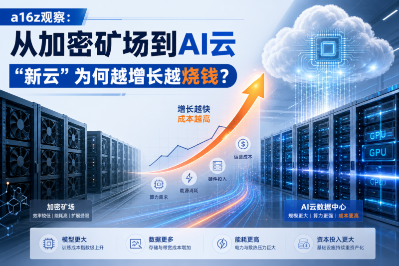 a16z：从加密矿场到 AI 云，“新云”为何越增长越烧钱？-指挥使社区 - 真实线索、热点议题与深度观察