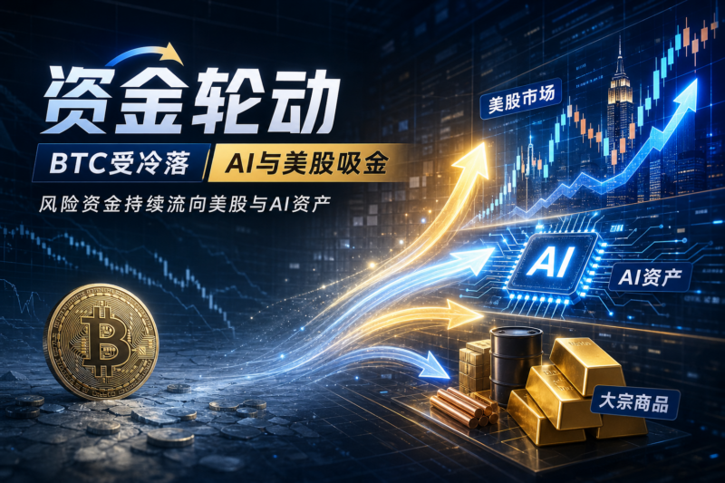 glassnode：资金轮动期比特币受冷落，风险资金持续涌向美股与 AI 资产-指挥使社区 - 真实线索、热点议题与深度观察