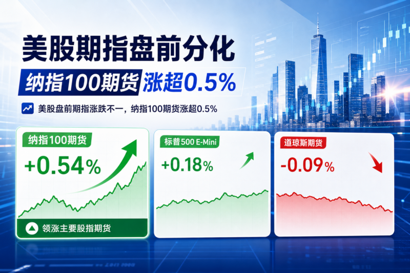 美股期指涨跌不一,纳指 100 期货涨超 0.5%-指挥使社区 - 真实线索、热点议题与深度观察
