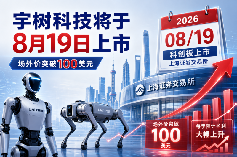 宇树科技将于 8 月 19 日在科创板上市-指挥使社区 - 真实线索、热点议题与深度观察