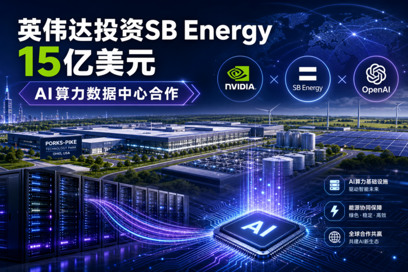 英伟达将向软银旗下 SB Energy 投资 15 亿美元-指挥使社区 - 真实线索、热点议题与深度观察
