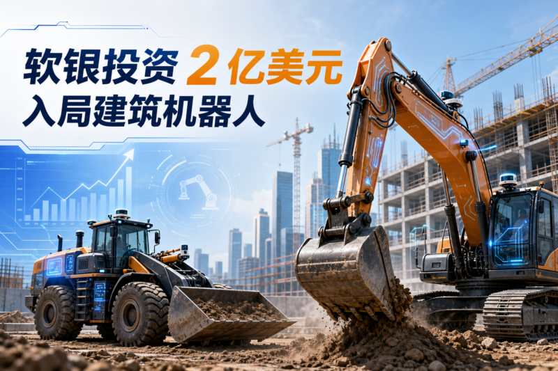 软银向 Gravis Robotics 投资 2 亿美元,入局建筑机器人-指挥使社区 - 真实线索、热点议题与深度观察