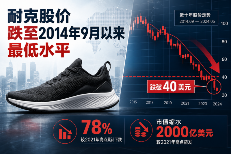 耐克股价跌至 2014 年 9 月以来最低水平-指挥使社区 - 真实线索、热点议题与深度观察