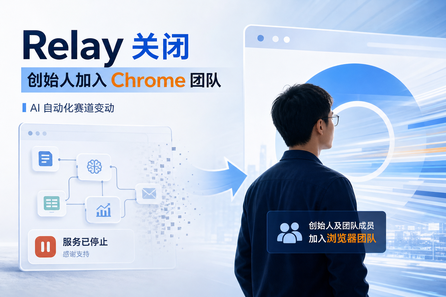 AI 自动化初创公司 Relay 关闭,创始人加入谷歌 Chrome 团队