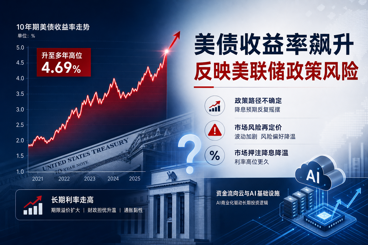 Citadel 证券：美债收益率飙升反映美联储政策风险