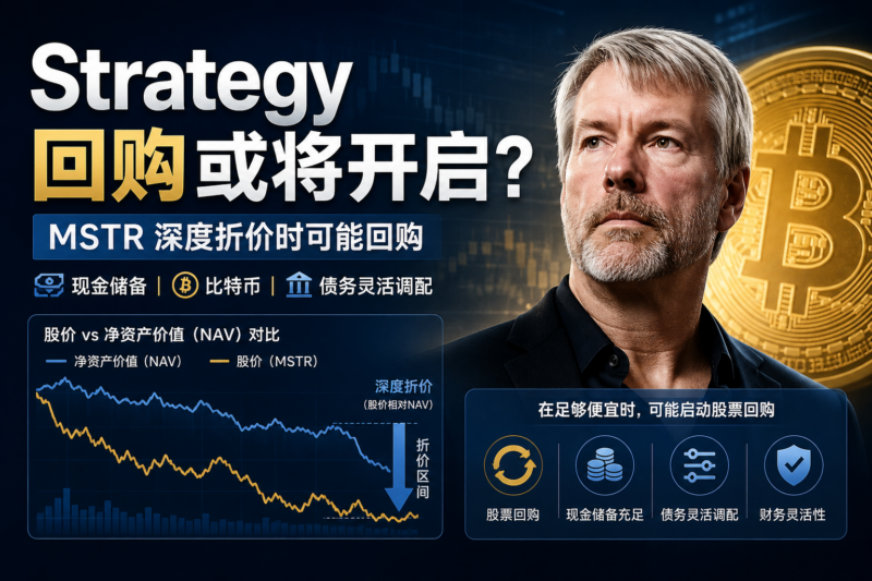 Michael Saylor:Strategy 股价跌至足够“便宜”时,可能开启股票回购-指挥使社区 - 真实线索、热点议题与深度观察