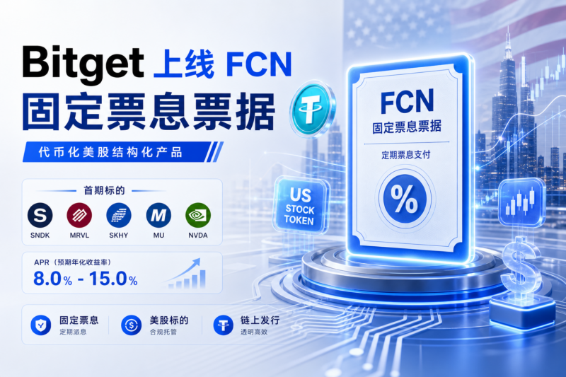 Bitget 上线美股 FCN 固定票息票据-指挥使社区 - 真实线索、热点议题与深度观察