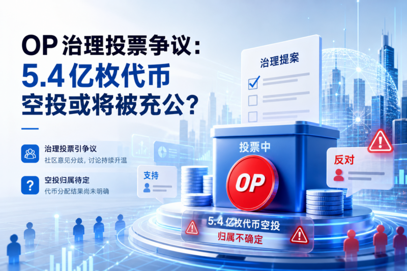 5.4 亿枚代币空投或将被充公?OP 治理投票陷入争议-指挥使社区 - 真实线索、热点议题与深度观察