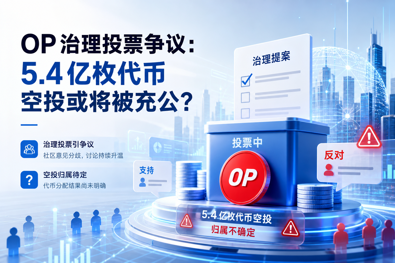 5.4 亿枚代币空投或将被充公？OP 治理投票陷入争议