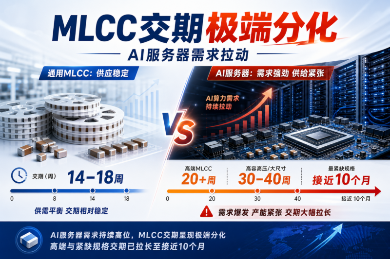Citrini:AI 服务器需求推动 MLCC 交期极端分化,高端产品交付最长接近 10 个月-指挥使社区 - 真实线索、热点议题与深度观察
