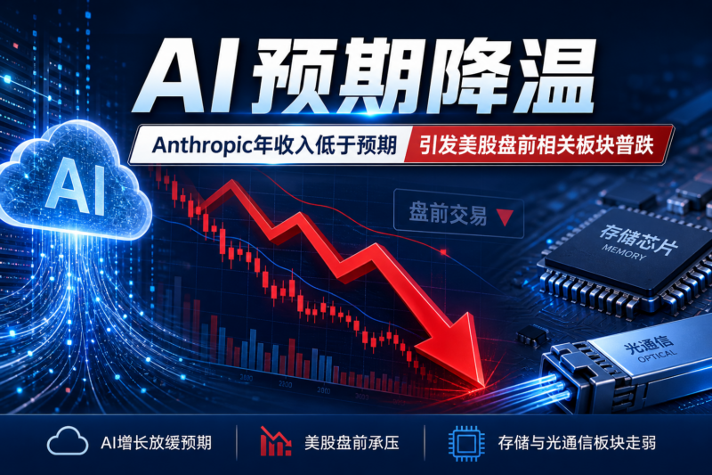 Anthropic 年收入低于预期，美股盘前相关板块普跌-指挥使社区 - 真实线索、热点议题与深度观察