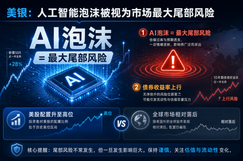 美银:人工智能泡沫被视为市场最大尾部风险-指挥使社区 - 真实线索、热点议题与深度观察
