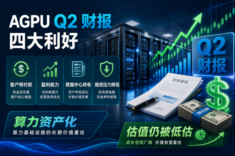 易理华再提美股 AGPU:公司被严重低估,Q2 财报释放四大利好-指挥使社区 - 真实线索、热点议题与深度观察