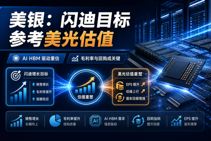 美银：闪迪增长目标或为美光估值重塑提供参考-指挥使社区 - 真实线索、热点议题与深度观察