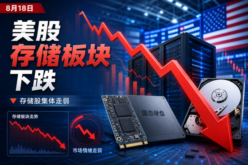美股存储板块进一步下跌,闪迪、希捷科技均跌超 9%-指挥使社区 - 真实线索、热点议题与深度观察