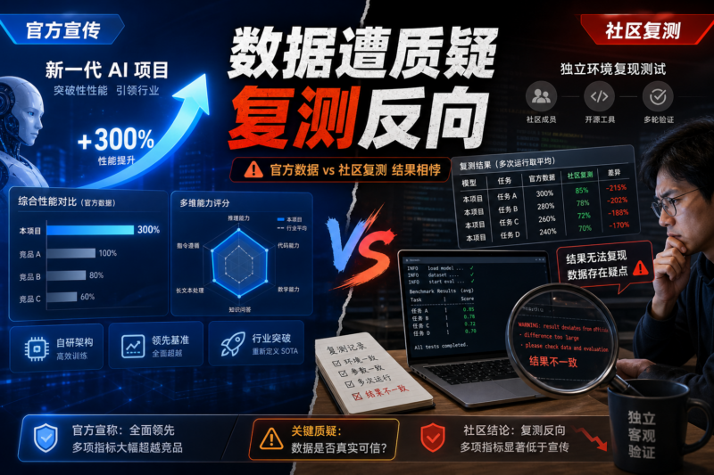 AI 项目 J-Space 被质疑数据造假,社区复测结果与官方宣传相反-指挥使社区 - 真实线索、热点议题与深度观察