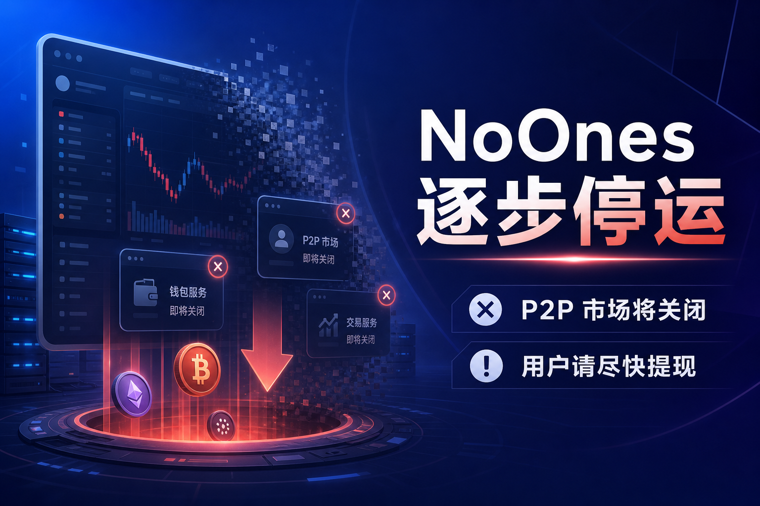 NoOnes 宣布将逐步退出运营