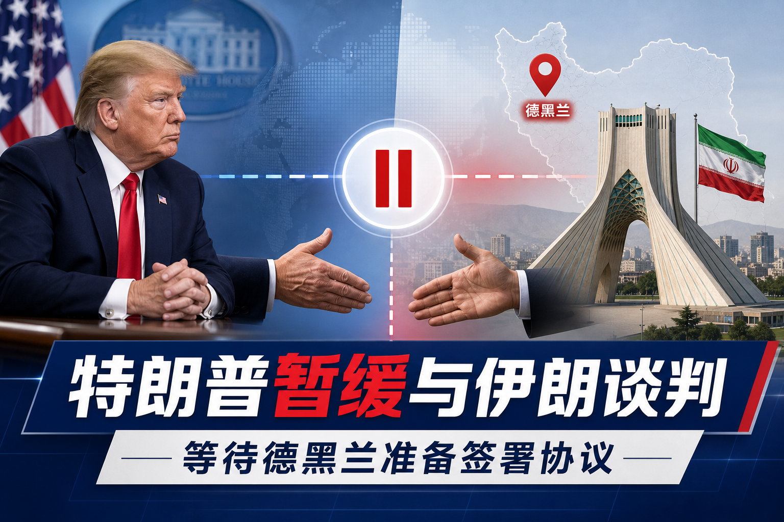 特朗普指示团队暂缓与伊朗谈判:等待德黑兰准备签署协议