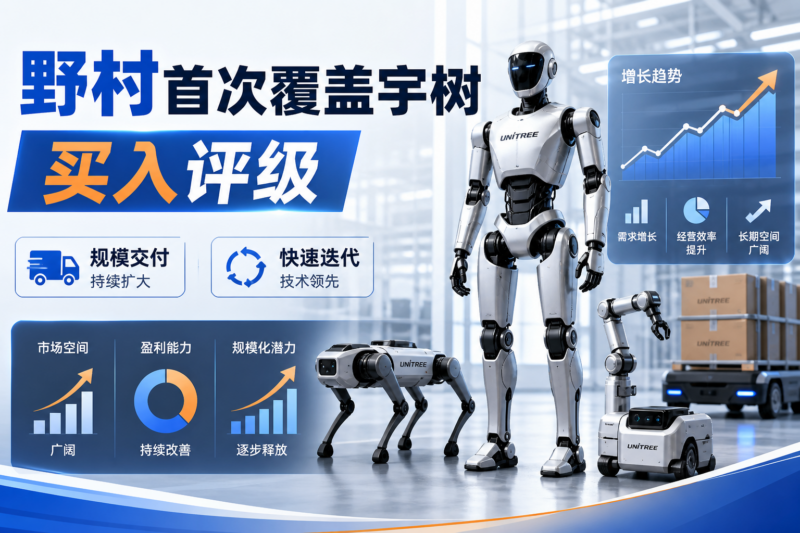 野村首次覆盖宇树科技，给予“买入”评级-指挥使社区 - 真实线索、热点议题与深度观察