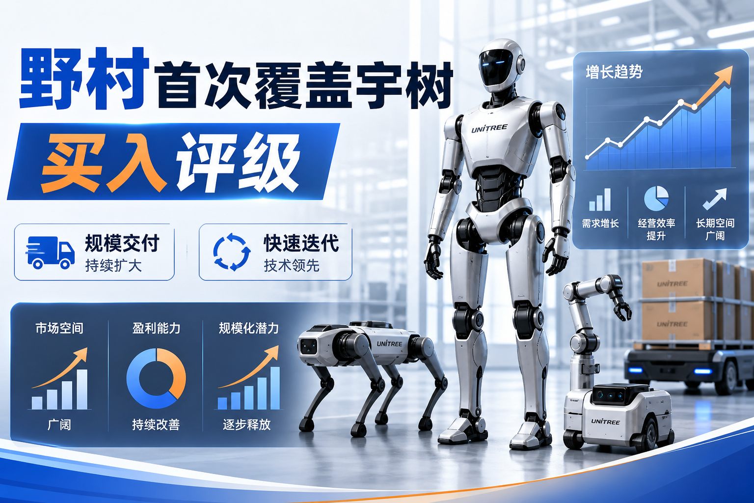 野村首次覆盖宇树科技，给予“买入”评级