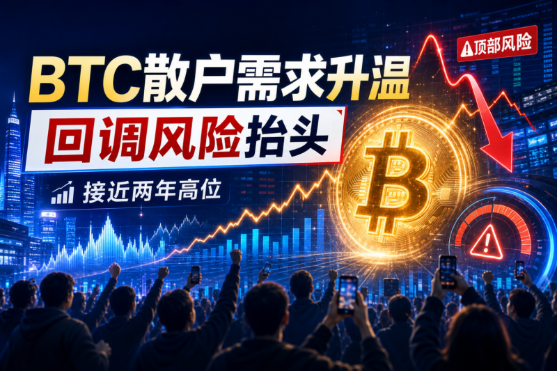比特币散户投资者需求接近两年高位,或预示回调风险-指挥使社区 - 真实线索、热点议题与深度观察