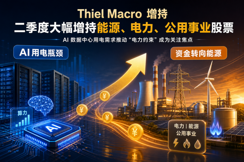 Thiel Macro 二季度大幅建仓能源股,AI 用电瓶颈成配置主线-指挥使社区 - 真实线索、热点议题与深度观察
