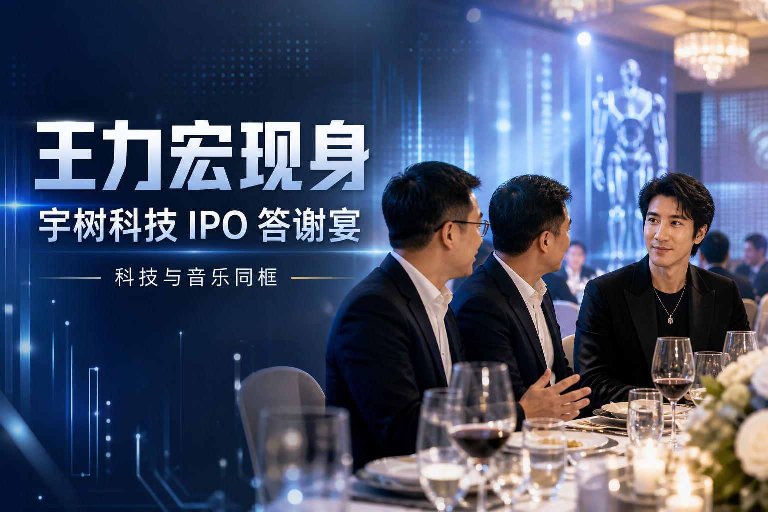 王力宏现身宇树科技 IPO 答谢宴