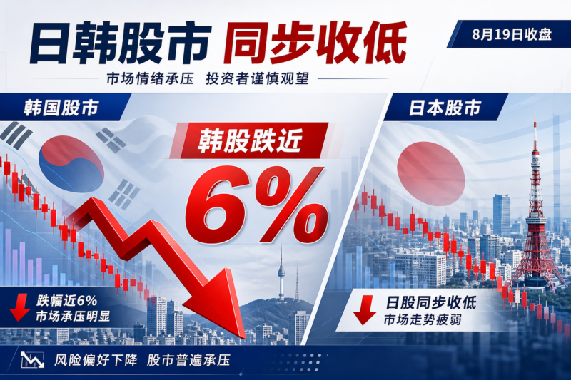 韩股跌近 6%,日韩股市同步收低-指挥使社区 - 真实线索、热点议题与深度观察