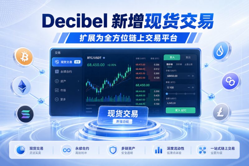 Decibel 新增现货交易功能-指挥使社区 - 真实线索、热点议题与深度观察