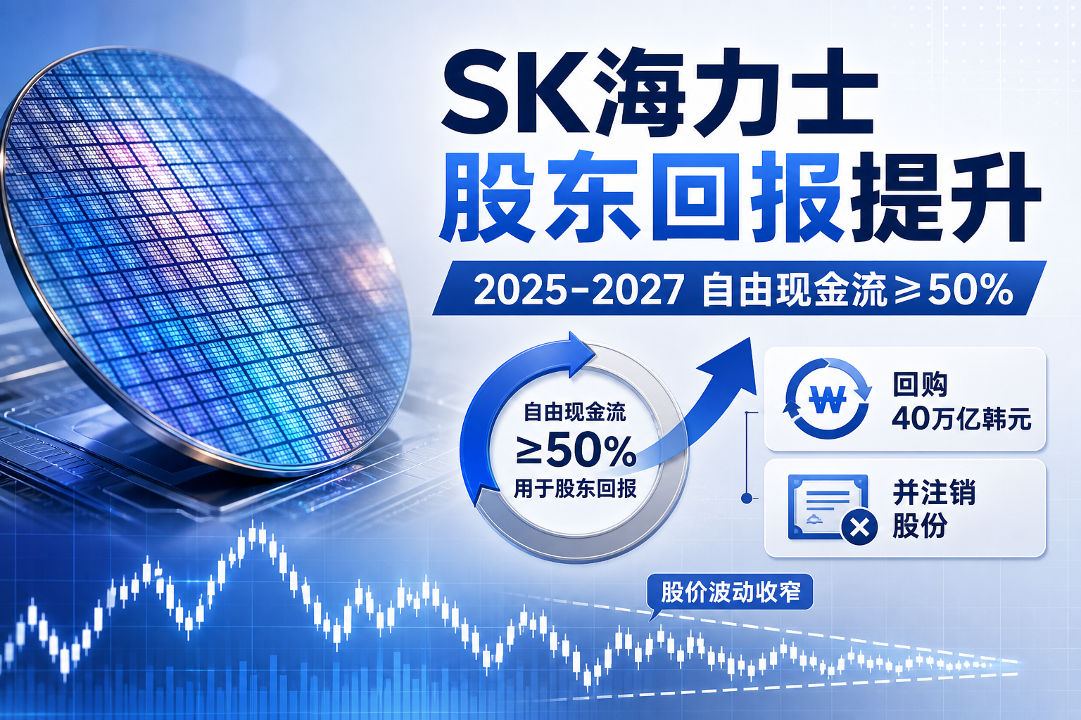 SK海力士:2025 至 2027 年自由现金流至少 50% 将用于股东回报