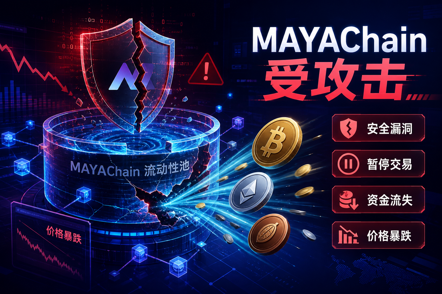 Maya Protocol 遭攻击,MAYAChain 池价值蒸发约 1090 万美元