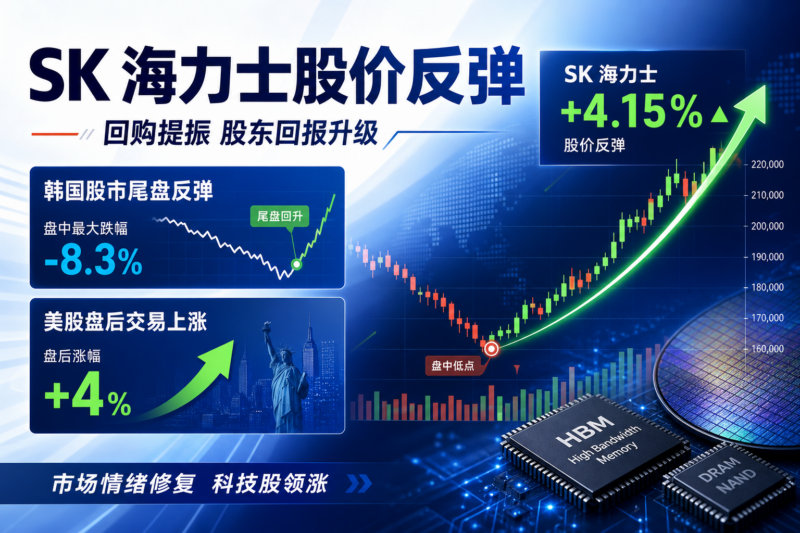 SK 海力士美股夜盘涨超 4%,韩股盘后抹去 8.3% 跌幅-指挥使社区 - 真实线索、热点议题与深度观察