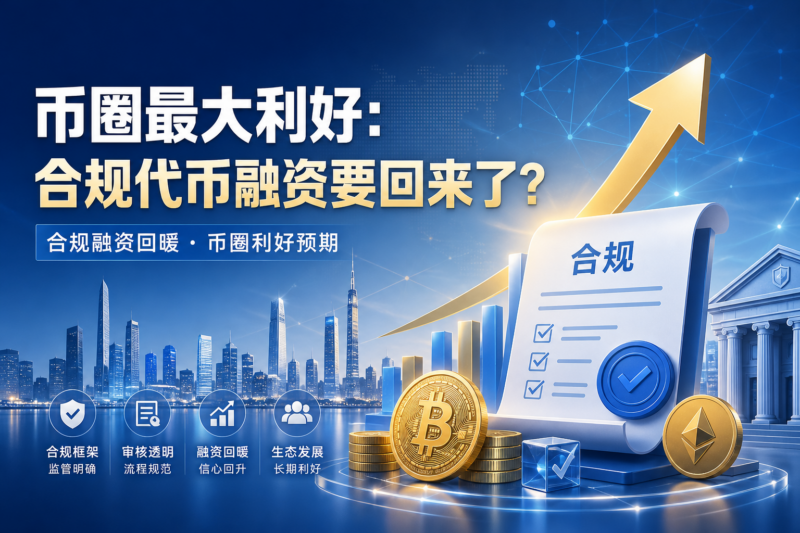 币圈最大利好：合规代币融资要回来了？-指挥使社区 - 真实线索、热点议题与深度观察