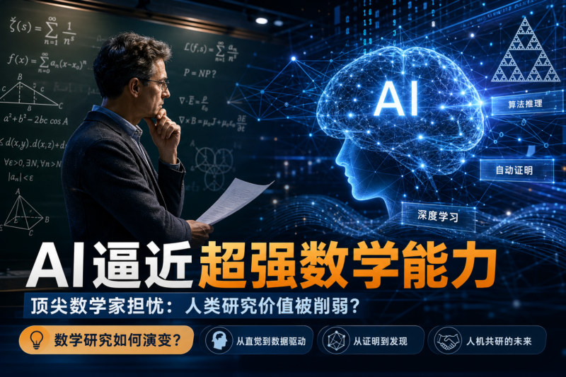 AI 逼近“超人级数学能力”,顶尖数学家担忧人类研究价值被削弱-指挥使社区 - 真实线索、热点议题与深度观察