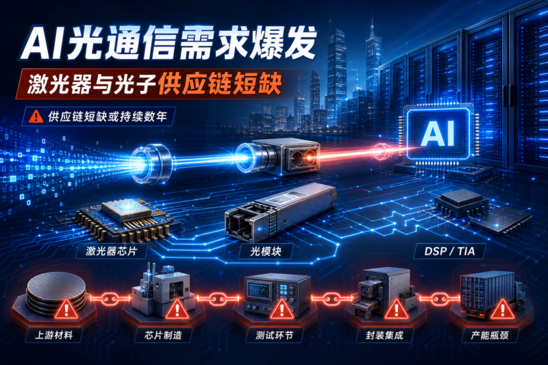 Serenity:AI 光通信需求爆发,激光器与光子供应链短缺或持续数年-指挥使社区 - 真实线索、热点议题与深度观察