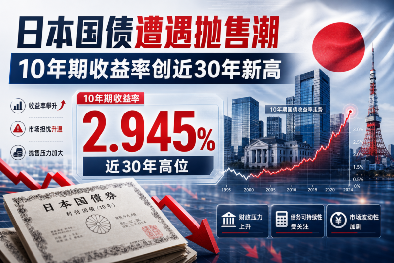 日本国债遭遇抛售潮,10 年期收益率创近 30 年新高-指挥使社区 - 真实线索、热点议题与深度观察