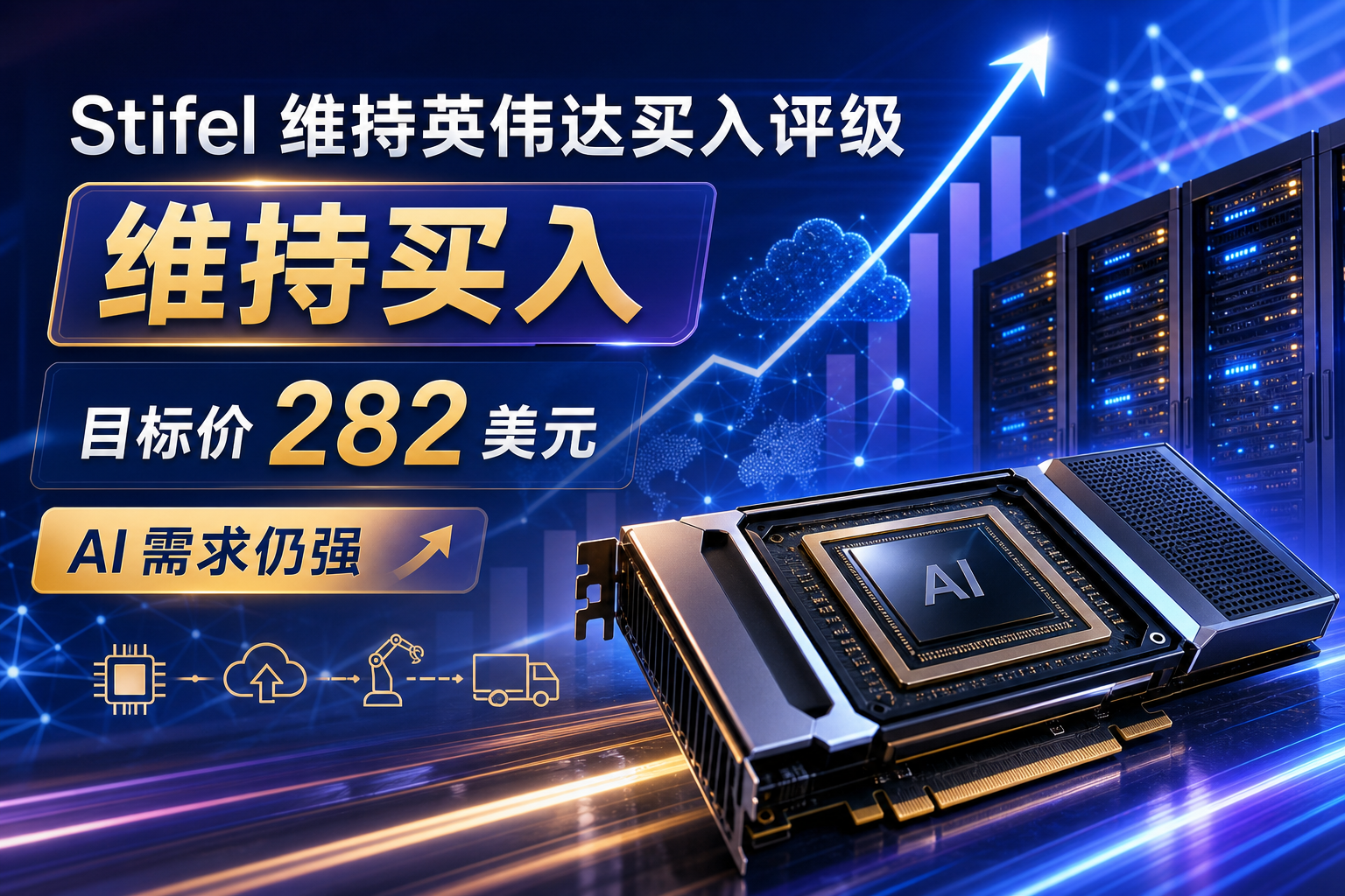 Stifel 维持英伟达「买入」评级,目标价 282 美元