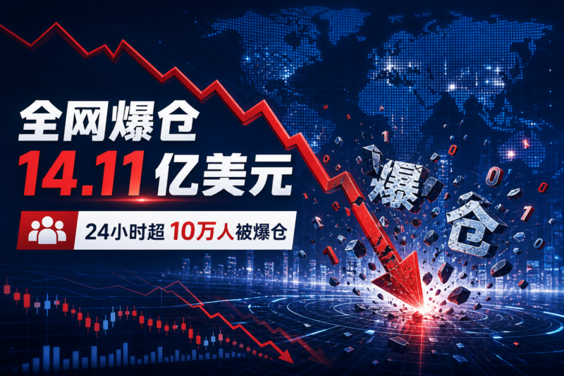 过去 24 小时全网爆仓升至 14.11 亿美元,全球超 10 万人被爆仓-指挥使社区 - 真实线索、热点议题与深度观察
