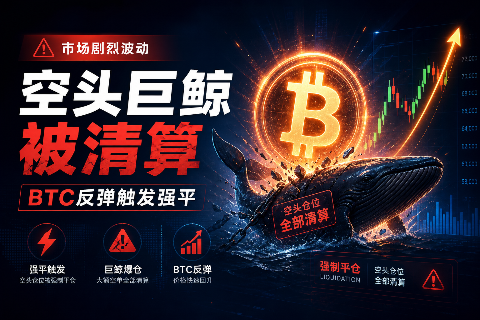 比特币空头巨鲸仓位被全部清算