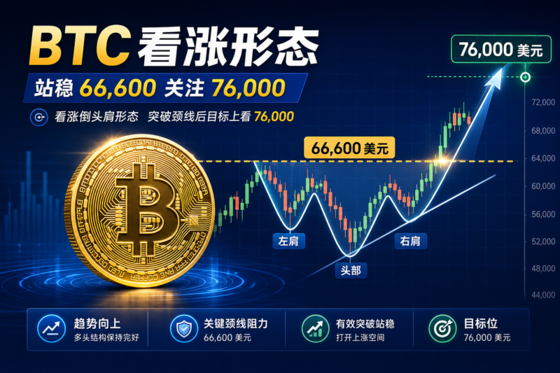 分析师:比特币若站稳 66,600 美元关键阻力位,或将涨至 76,000 美元-指挥使社区 - 真实线索、热点议题与深度观察