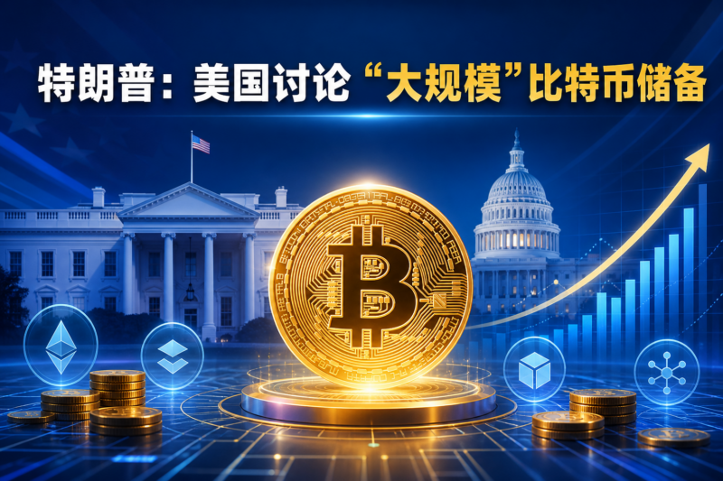 特朗普：美国已讨论积累“大规模”比特币及其他加密货币储备计划-指挥使社区 - 真实线索、热点议题与深度观察