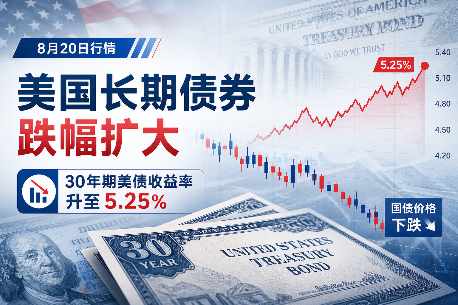 美国长期债券跌幅扩大