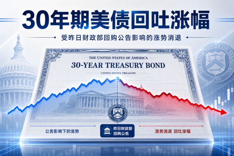 美国30年期国债抹去昨日回购公告带来的涨幅-指挥使社区 - 真实线索、热点议题与深度观察