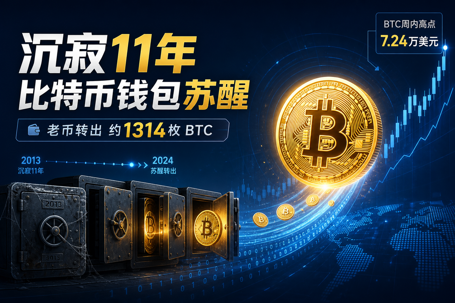 沉寂 11 年的比特币钱包集中“苏醒”