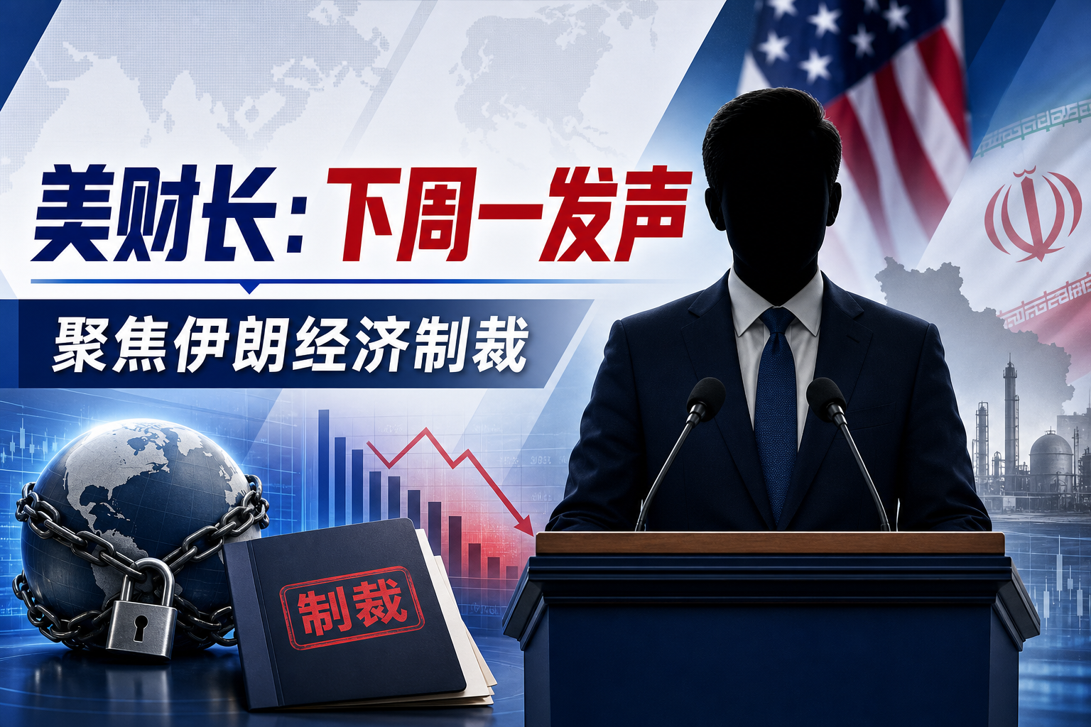 美国财长:下周一将举行伊朗经济制裁新闻发布会