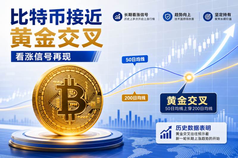 比特币逼近形成「黄金交叉」，长期看涨信号再现-指挥使社区 - 真实线索、热点议题与深度观察