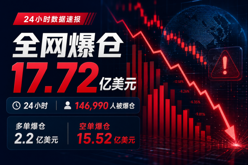 过去24小时全网爆仓17.72亿美元,全球超14万人被爆仓-指挥使社区 - 真实线索、热点议题与深度观察