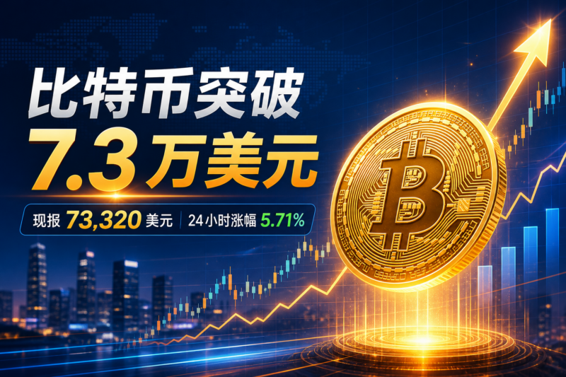 比特币突破 7.3 万美元-指挥使社区 - 真实线索、热点议题与深度观察