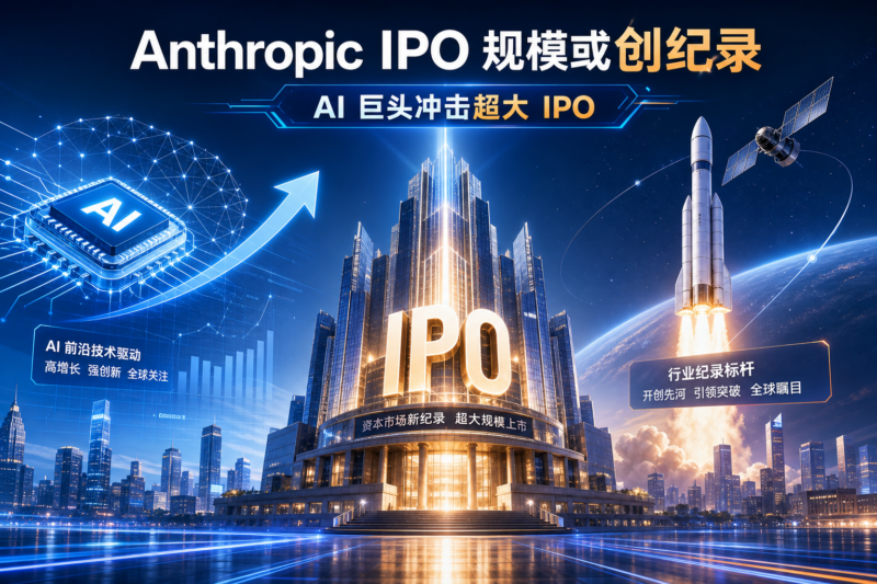 Anthropic 预计 IPO 规模或追平甚至超过 SpaceX 纪录-指挥使社区 - 真实线索、热点议题与深度观察