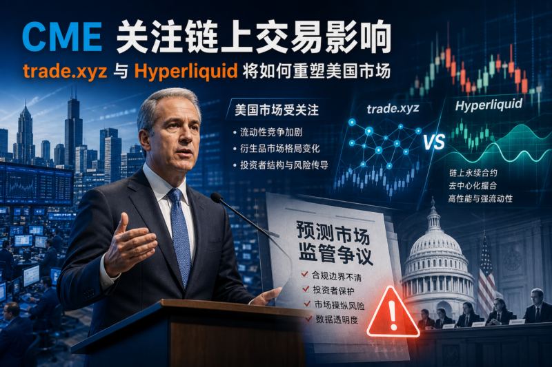 CME CEO：trade.xyz 与 Hyperliquid 正对美国市场产生影响-指挥使社区 - 真实线索、热点议题与深度观察